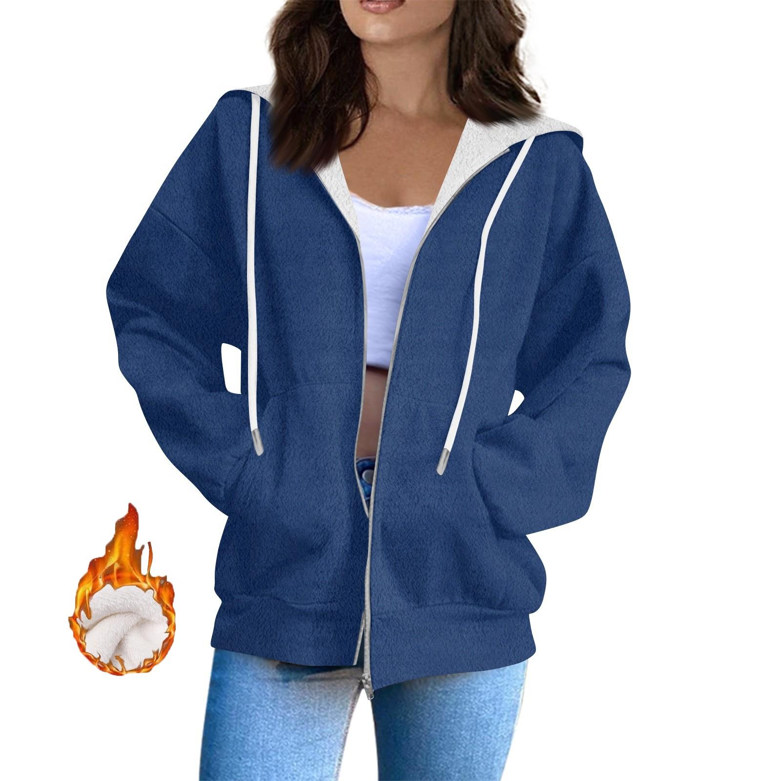 

Жіноча толстовка Спортивна фланелева толстовка Топ з довгим рукавом Повсякденні толстовки Толстовка S