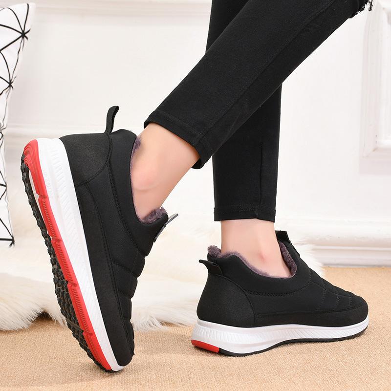 Fashion Women Plush Winter Snow Boots 2024 Woman Ankle Boots Botas De Mujer Couples Casual Men Warm Cotton Female Sneakers Walking Shoes