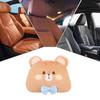 Bear Car Headrest Pillow Plush Cute Lumbar Support Pillow Plush Bear Shape Waist Cushion Cute Headrest Pillows For Car Front