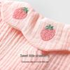 Youqi Summer Cotton Baby Dress, Short-Sleeve Princess Style for Girls