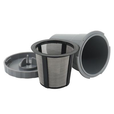 Nou 1 Set Filtru Cafea K-Cup Gri Reutilizabil de Rezervă Suport Reumplibil Pentru Keurig
