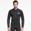 5mm Thick Wetsuit Diving Surfing Snorkeling Winter Swimming Mens Long Sleeve Pants Separated Rash Guard