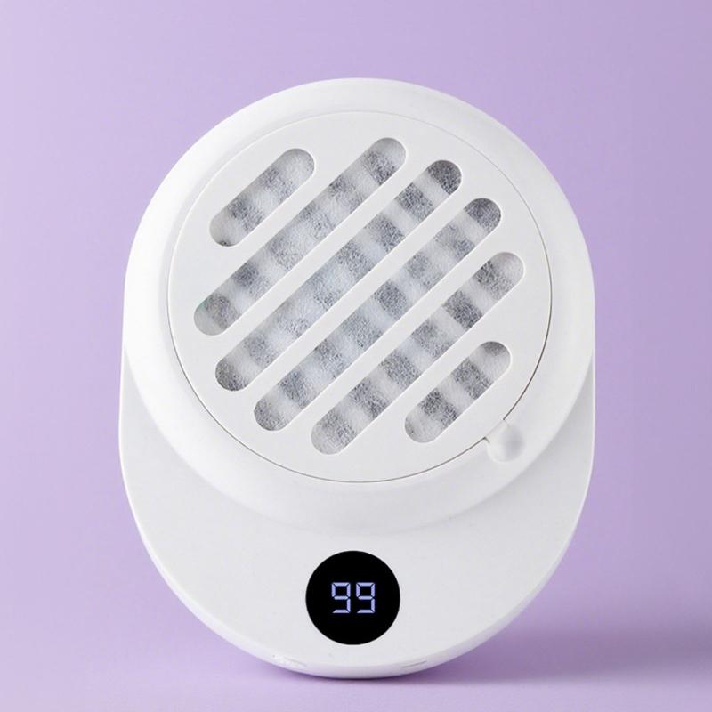 Rechargeable Nail Drill Dust Collector Strong Suction Force Quiet Technology For Nail Artists And DIY Enthusiasts