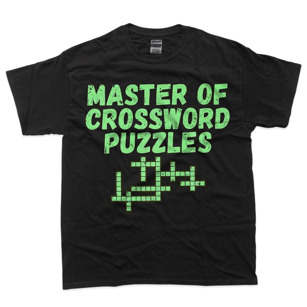 

Puzzle Lover Master of Crossword Puzzles T-Shirt L