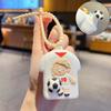 Silicone Football Keychains Sports Themed Soccer Player Keychain Charm  Commemorative Gift