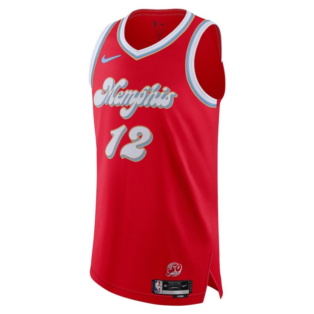 

Nike Ja Morant Memphis Grizzlies 2024/25 City Edition Men s Nike Dri FIT Adv Nba Authentic Jersey FQ4470-657 L (48)