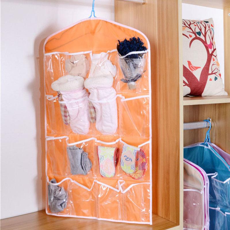 16 Gedoge Closet Underwear Socks Sorting Bag Hanging Bag Hanging Storage Arrangement Bag Stall