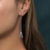 6 Pairs Women Studs Holiday Earrings Halloween Devil Spider Skull Ghost Earrings Cool Dangle Earring Party Jewelry Lover