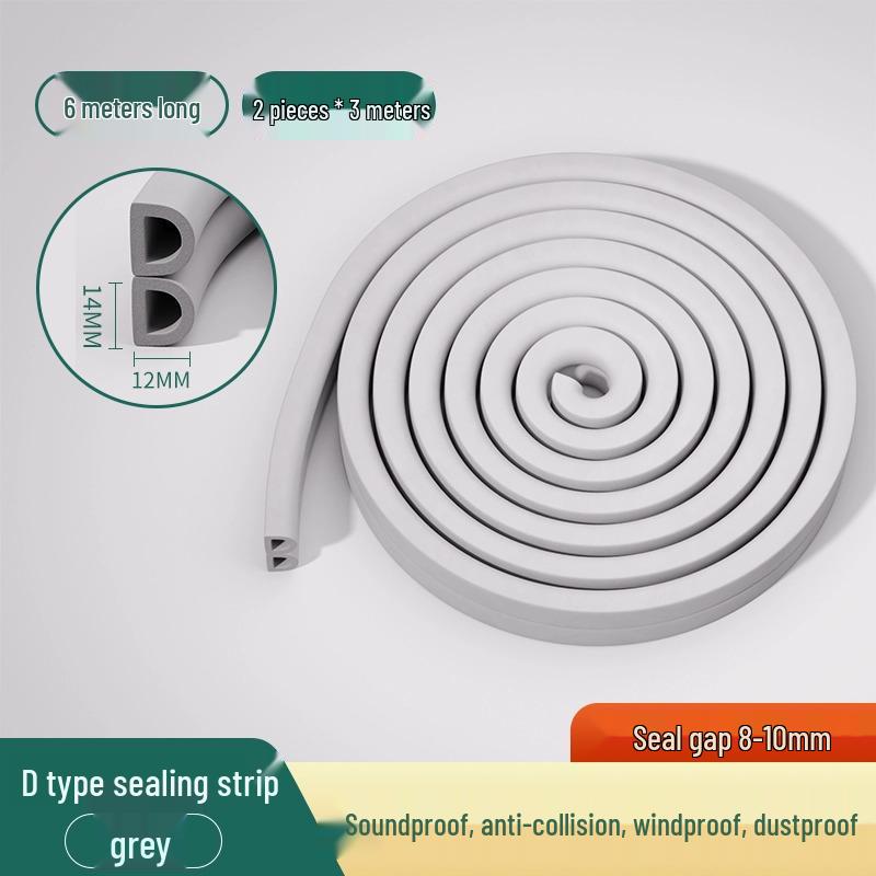 Těsnící lišta okna typu O z voděodolného a zvukotěsného UPVC pro dovnitř otevíraná okna