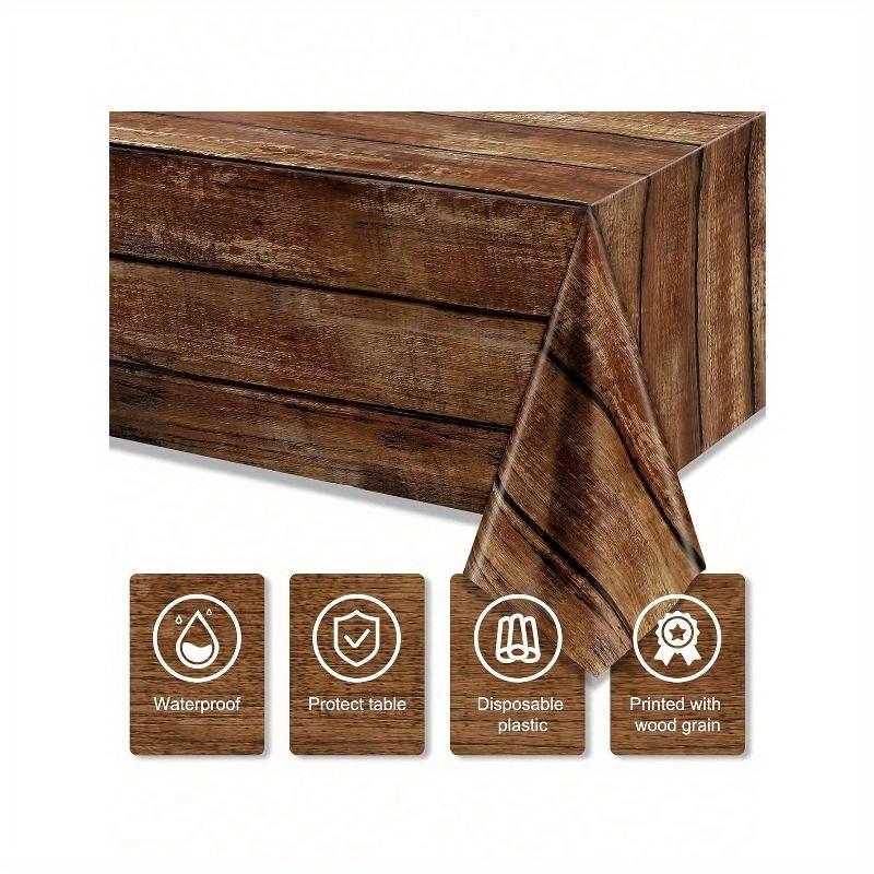 1pc Sage Green Plastic Tablecloths for Rectangle Tables, Light Green Disposable Tablecloth, Waterproof Sage Green Table Cover