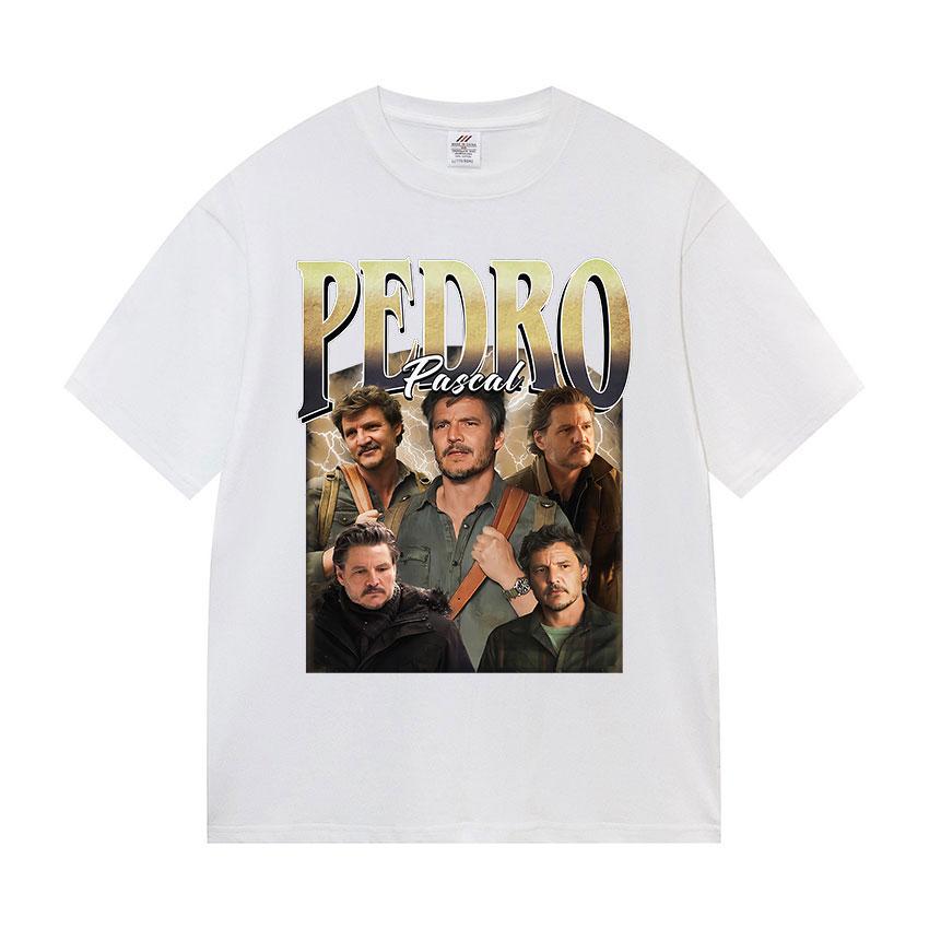 90s Pedro Pascal Vintage Graphic T Shirt Unisexs Women Harajuku Fashion Summer Tshirt Casual Cotton Oversized Tshirt Streetwear