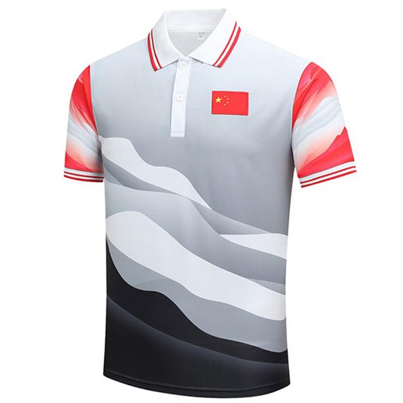 Unisex Summer Quick Dry Sports Polo for Swimming, Table Tennis, Hiking, and Training