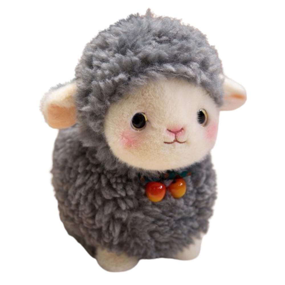 Cartoon Sheep Doll Plush Toy Fluffy Animal Fluffty Doll Little Sheep Doll Birthday Gift