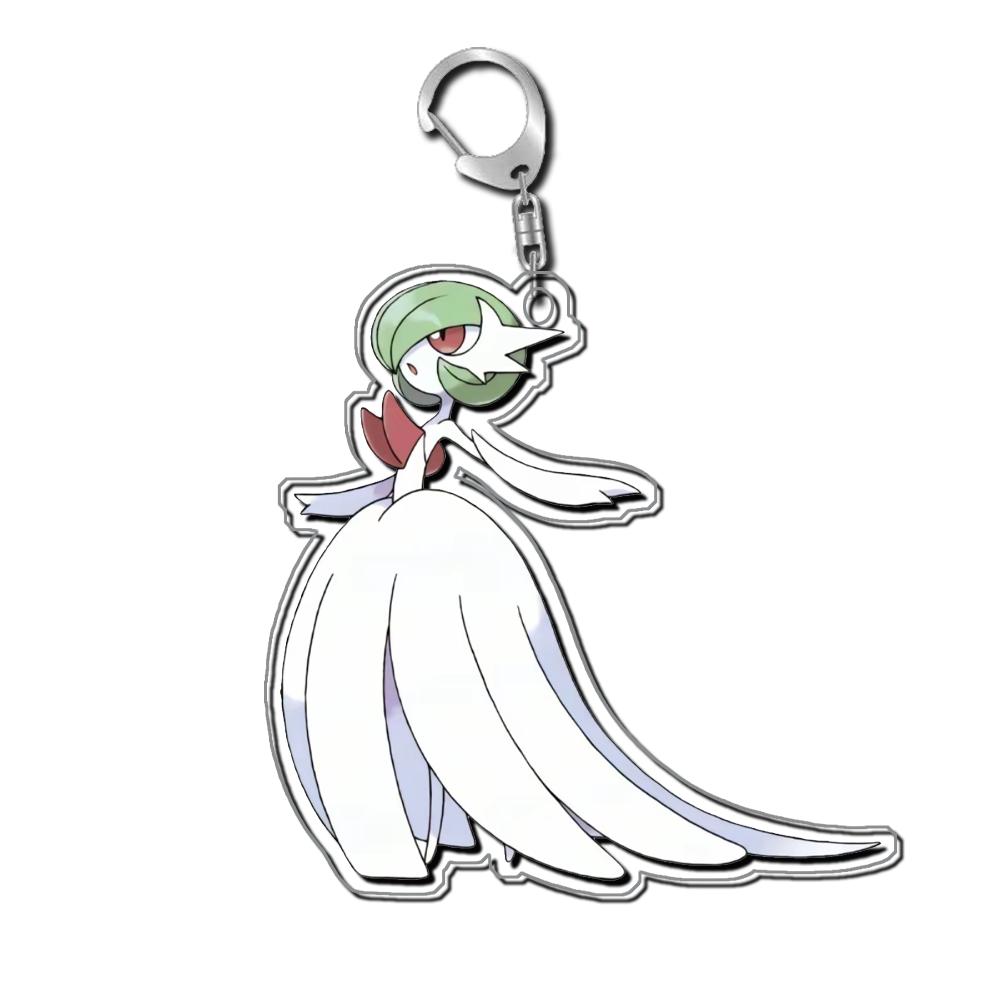 Keychain For Pokemon Charizard Houndoom Mewtwo Gyarados Latias Blaziken Anime Game Collection Anime Peripheral DIY Toy Gift