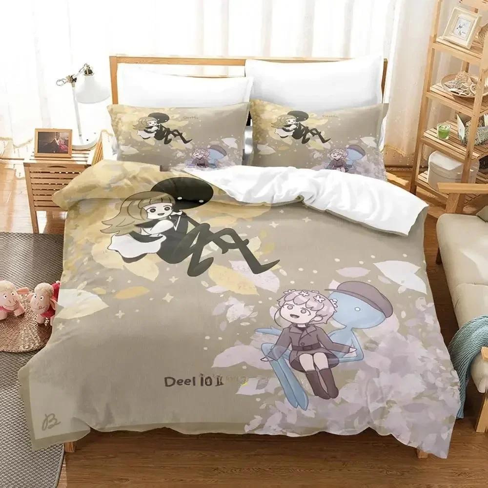 

Comforter Game Deemo Ii Printed Bed Set Bedding Set Sheet Full Queen King Size 3D Anime Bed Comforter (quilt)-EU Single(135*200cm)3pcs