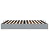 Ottoman Bed without Mattress Light Grey 180x200 cm Fabric