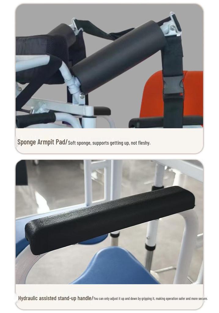 Multi-Functional Hydraulic Lifting Device for Assisted Elderly Transfer and Standing