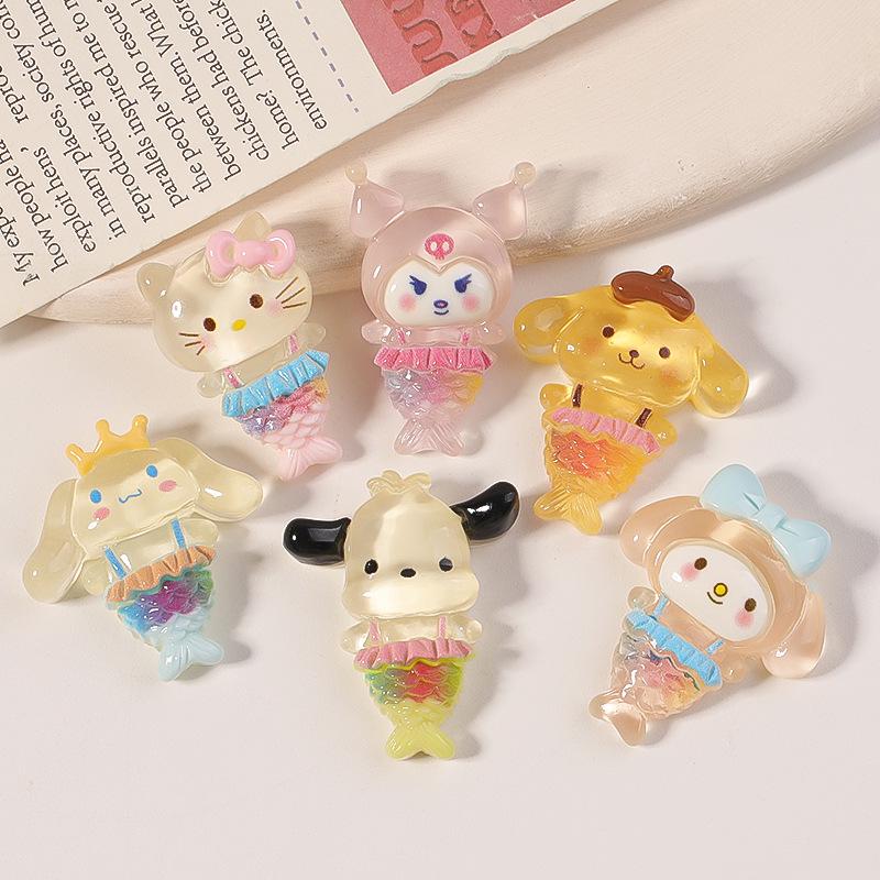 Sanrio Mermaid Resin Accessories DIY Phone Case & Clog Patches