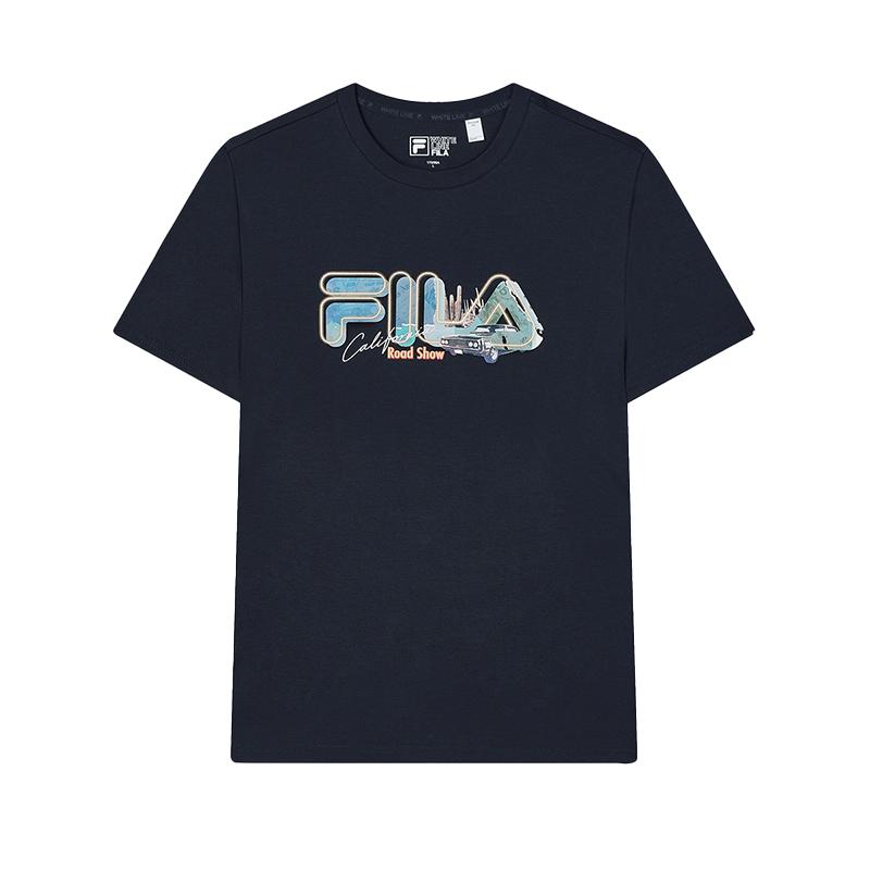New FILA HERITAGE T Shirt Men's Legend Blue F11M428125FNV
