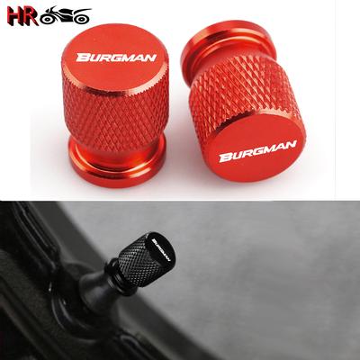 New Motorcycle CNC Accessories Wheel Tire Valve Stem Cap Cover For Suzuki BURGMAN AN 650 400 125 200 250 AN650 AN400 AN125