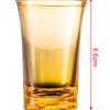 NEW 6PCS Shot Glass Plastic Spirits Shot Cup Party Bar Club Drinking Tool Wedding Wine Glasses Cocktail Pint Bullet Vodka Cups