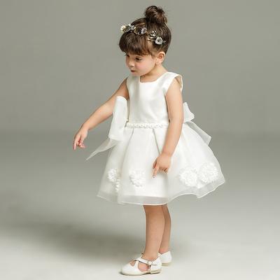 Baby Hochzeitskleid Mädchen Blumenmädchen Pengpeng Prinzessin Hochzeitskleid