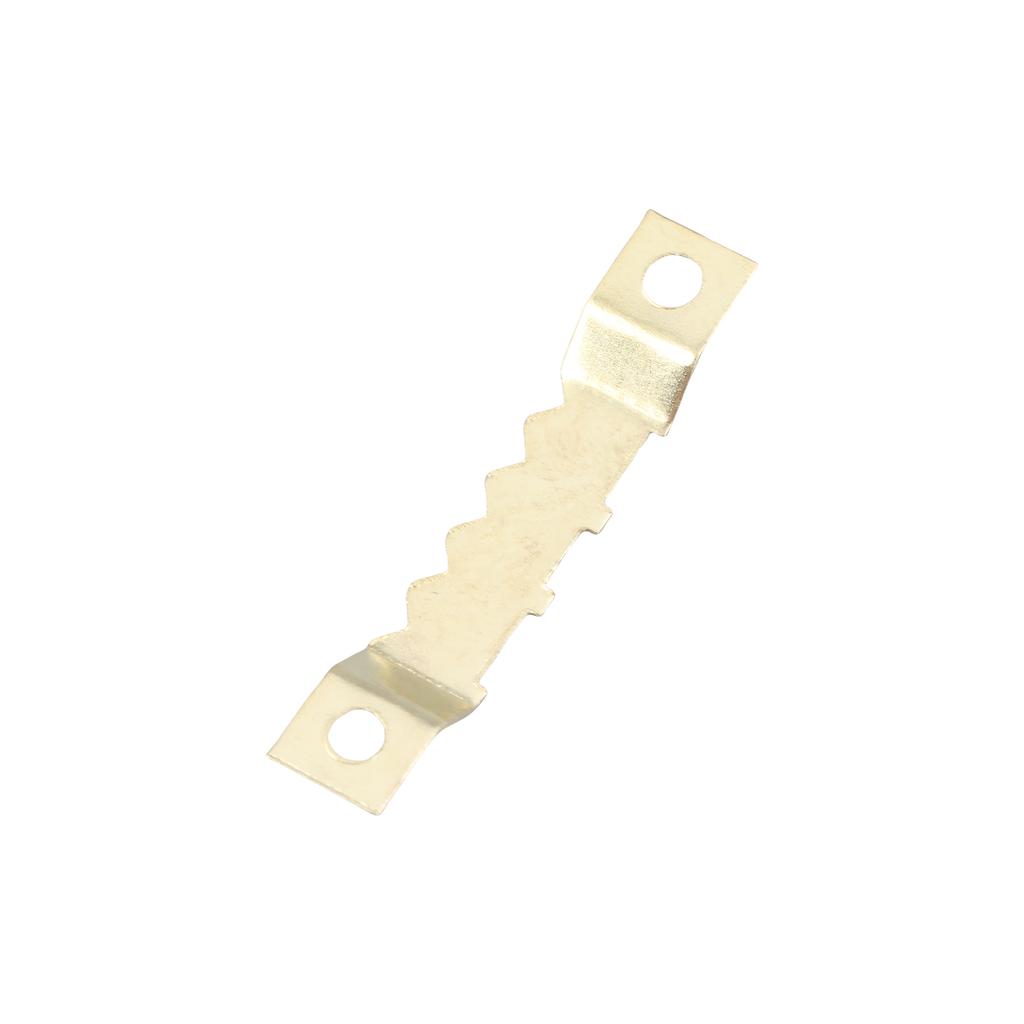 100Pcs Sawtooth Picture Hangers Double Hole with Screws Frame Hanging Hardware Save Space