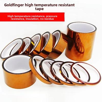 33M Polyimide Tape Gold Finger Tape for FPC/PCB Repair - High-Temperature Resistant, Tear-Proof 10mm-25mm Width Kapton Tape