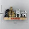 3D Resin Spain Fridge Magnet - Barcelona Seville Donostia Jaen Spanish Travel Souvenir Refrigerator Magnet Home Decor Gift