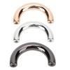 20 Set U-Ringe Metallbogenbrücke Tasche Handtasche Aufhängungsverschluss Kette Riemenverbinder Schnallen Leder