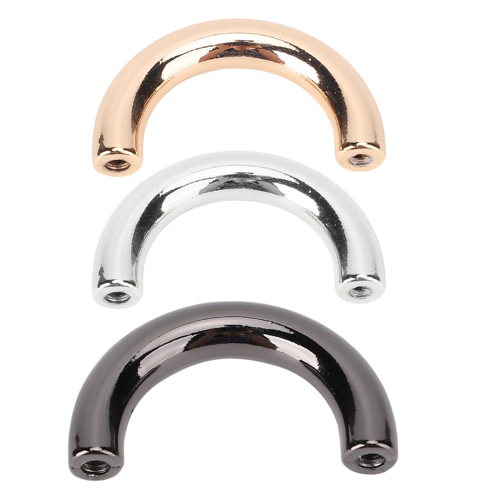 20 Set U-Ringe Metallbogenbrücke Tasche Handtasche Aufhängungsverschluss Kette Riemenverbinder Schnallen Leder