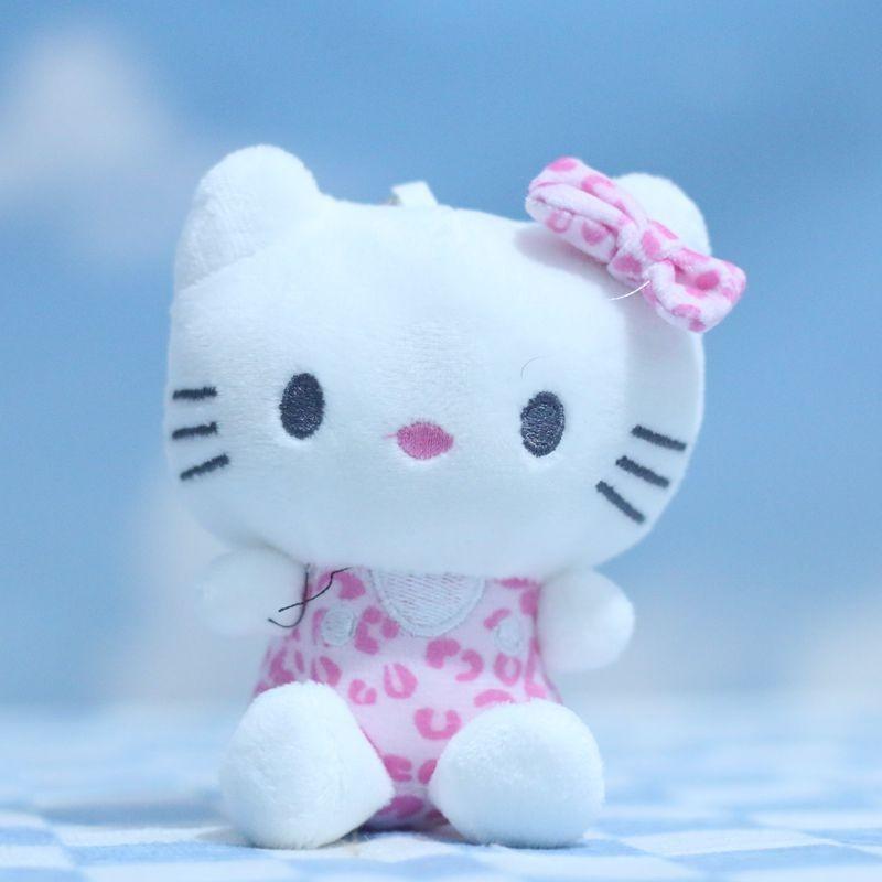 Kawaii Kt Whimsical Cat Plush Keychain Adorable Soft Toy Bag Accessory 12cm Tall