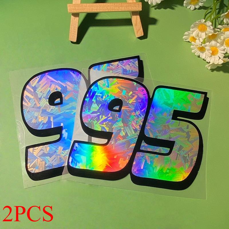 Racing Number 95 Motorcycle Stickers for Motorbike Fuel Tank Front Fairing DIY Helmet Box Waterproof Vinyl Decals Scooter Decors