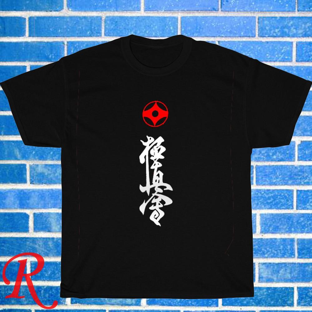 

Karate Kyokushin OSU Japan Martial Black Grey Navy Size S-5XL Unisex T-Shirt 3XL