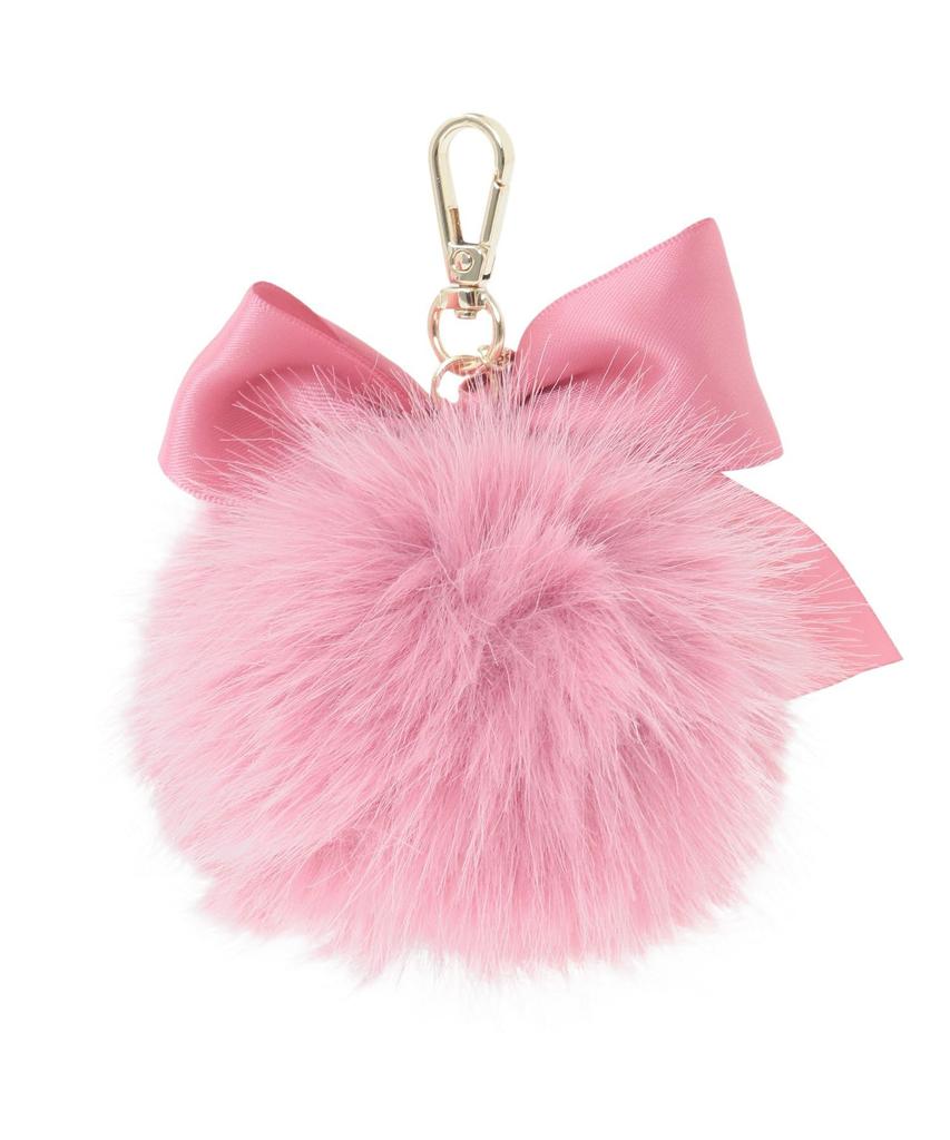 Maison de FLEUR Faux Fur Pompom Charm, White, F Charm, 08001063200