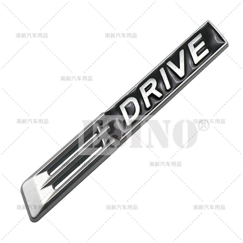 Car Styling 3D Metal Rear Trunk Emblem S Drive X Drive E Drive Badge Adhesive Emblem for BMW X1 X2 X3 X5 X6 X7 i3 i4 i7 iX iX3