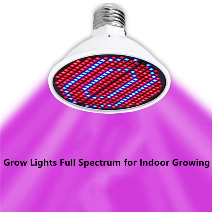 1~3PCS LED Plant Lamp E27 Plant Growth Lamp and Blue Full Spectrum Indoor Planting Multi-specification Lamp Beads Lighting Light