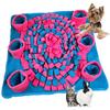 Dog Snuffle Mat Slow Feeding Training Non-Slip Scented Puzzle Toy Pet Enrichment Pad 50x50cm Fabric
