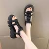 Fashion Sandals for Women Platform Braided Woman Shoes Luxury Summer Vintage 2025 Sandal Original Vip Low Price Footwear On Sale Daily