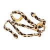 Exquisite Leopard Pattern Snake Bracelet Adjustable Opening Bangle Fashionable Wrist Accessory Unique Accessories