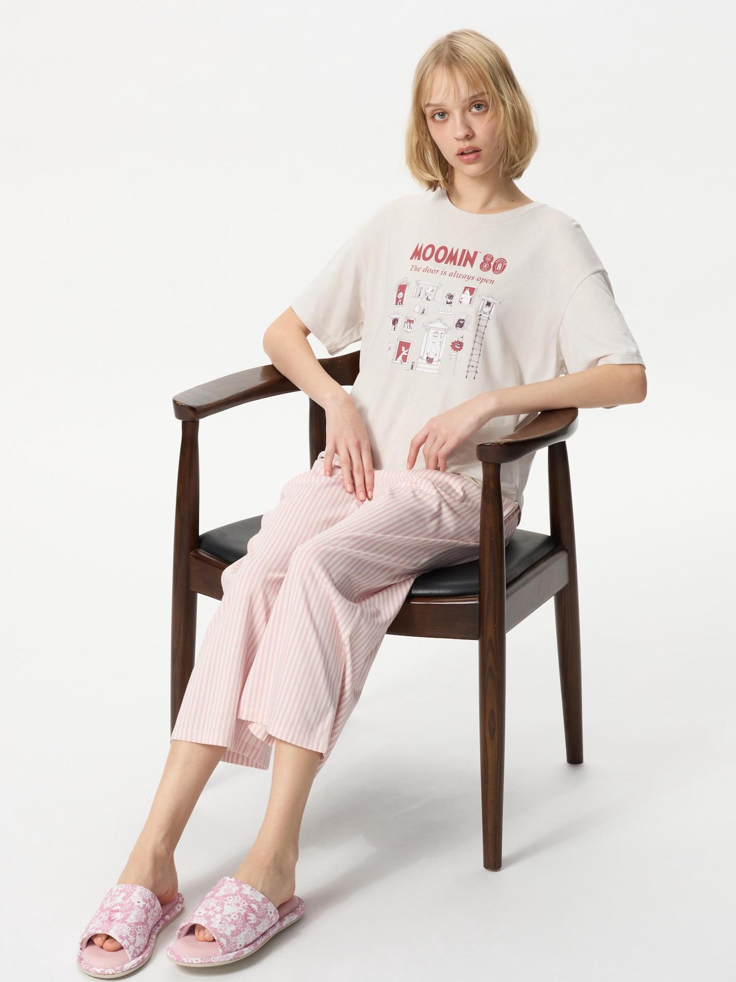 

Uniqlo Japan Moomin Lounge Set с коротким рукавом 30 NATURAL/3XL