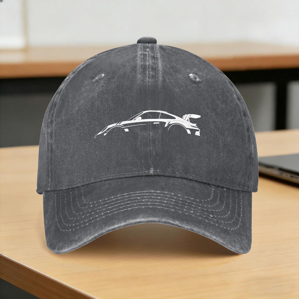 Sports Car Silhouette Casual Baseball Cap Hunting Camping Hip Hop Hats Spring High Quality Unisex-Teens Fashion Snapback Cap