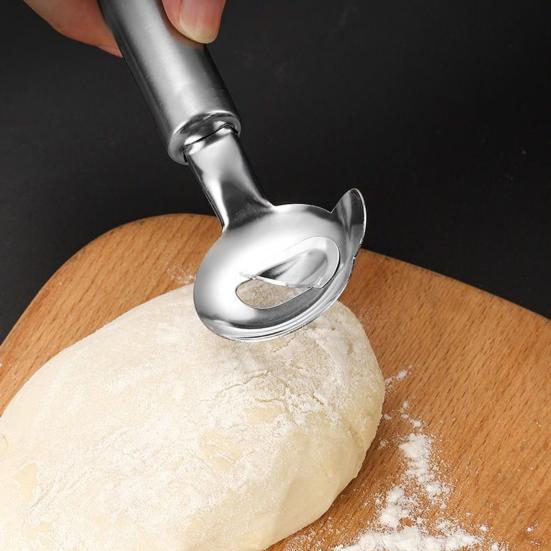 Stainless Steel Cactus Peeler Spoon Shaped Nopales Peeler Ergonomic Handle Noodle Cutter Pie Crust Slicer Versatile Kitchen Gadget