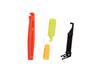 Car Fuse Clip Remover Tool Set of 4 Pieces Anti-Slip Design Plastic Compact Portable