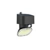 Solar Spotlight 2000LM - Cold Light 6000K - Vertical and Horizontal Regulation - Solar Panel 1W - IP65 - Black Color-EB0379