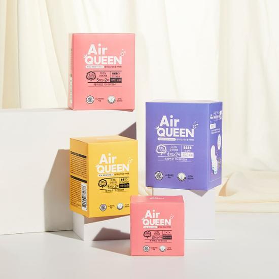 Choose 1 of 6 Types of Air Queen Breath Organic Sanitary Pads