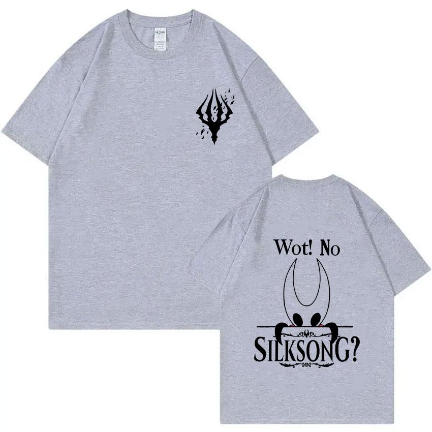 Game Hollow Knight Graphic Tshirt Men Women Clothing Casual Oversized T Shirts Male Cartoon Vintage Short Sleeve Tshirt Tops