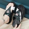 Men's Shoes Summer New Breathable Vietnamese Sandals Men Wear Two Non-slip and Wear-resistant Beach Shoes Toe Sandals Men