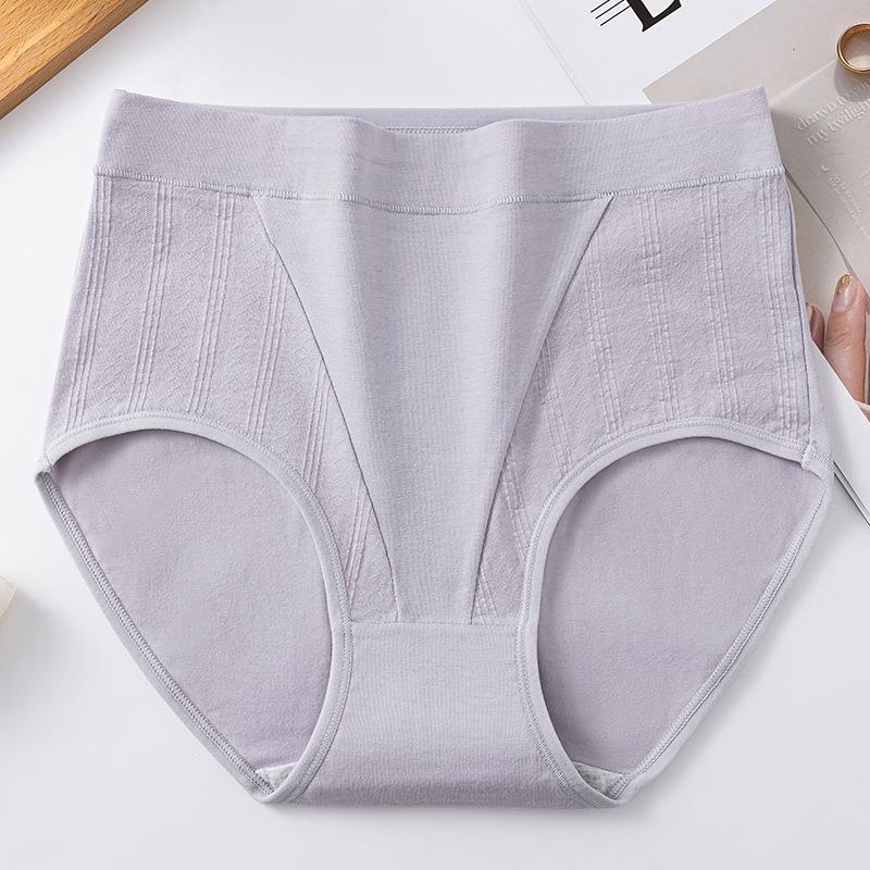 

Хлопковые трусики с высокой талией больших размеров для женщин - Подходят для мам среднего и пожилого возраста (200 Цзинь) 2XL [155-180 Jin]