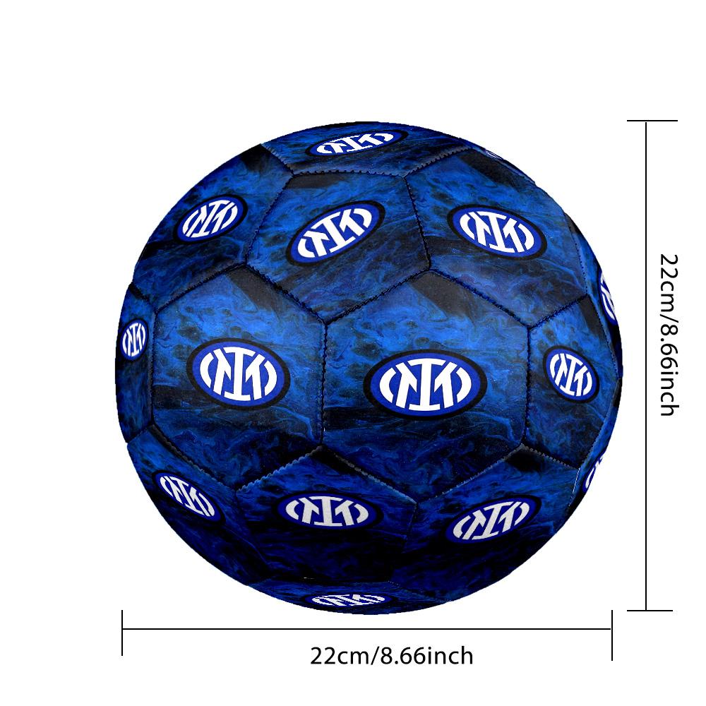 Mi-lan FC Emblem Printed No. 5 Soccer Balls, High-Quality, Anti-Slip, Protective Football, A Unique Gift , Birthdays, Christmas Gifts
